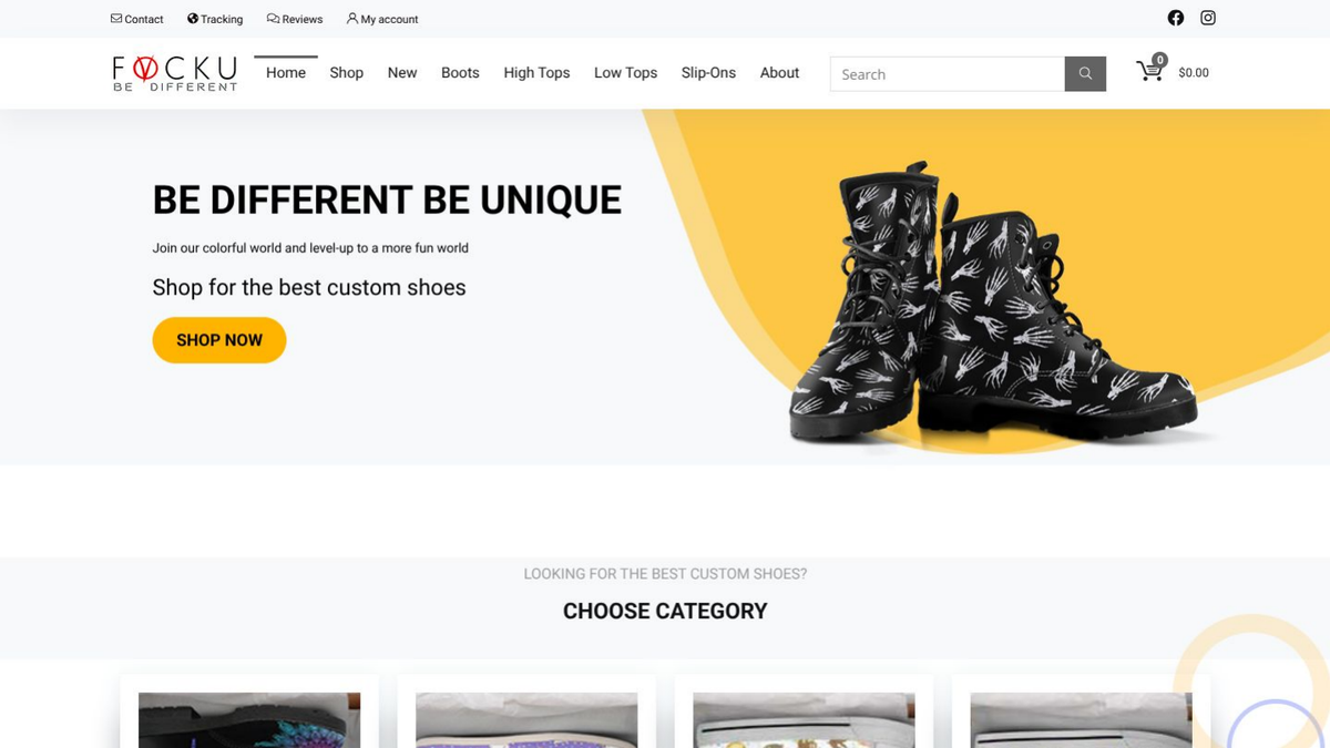 FVCKU live WordPress commerce storefront